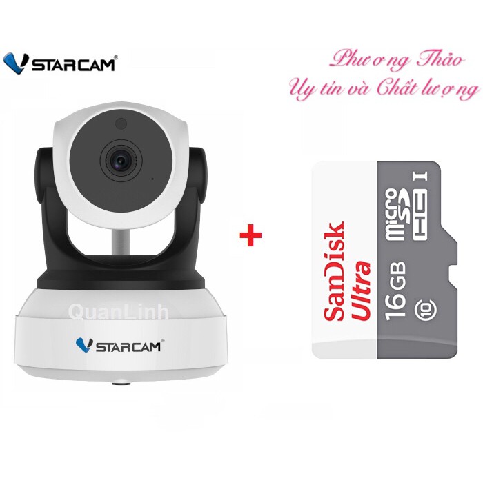 Camera Wifi IP Vstarcam C24s Full HD 1080P + Thẻ 16GB