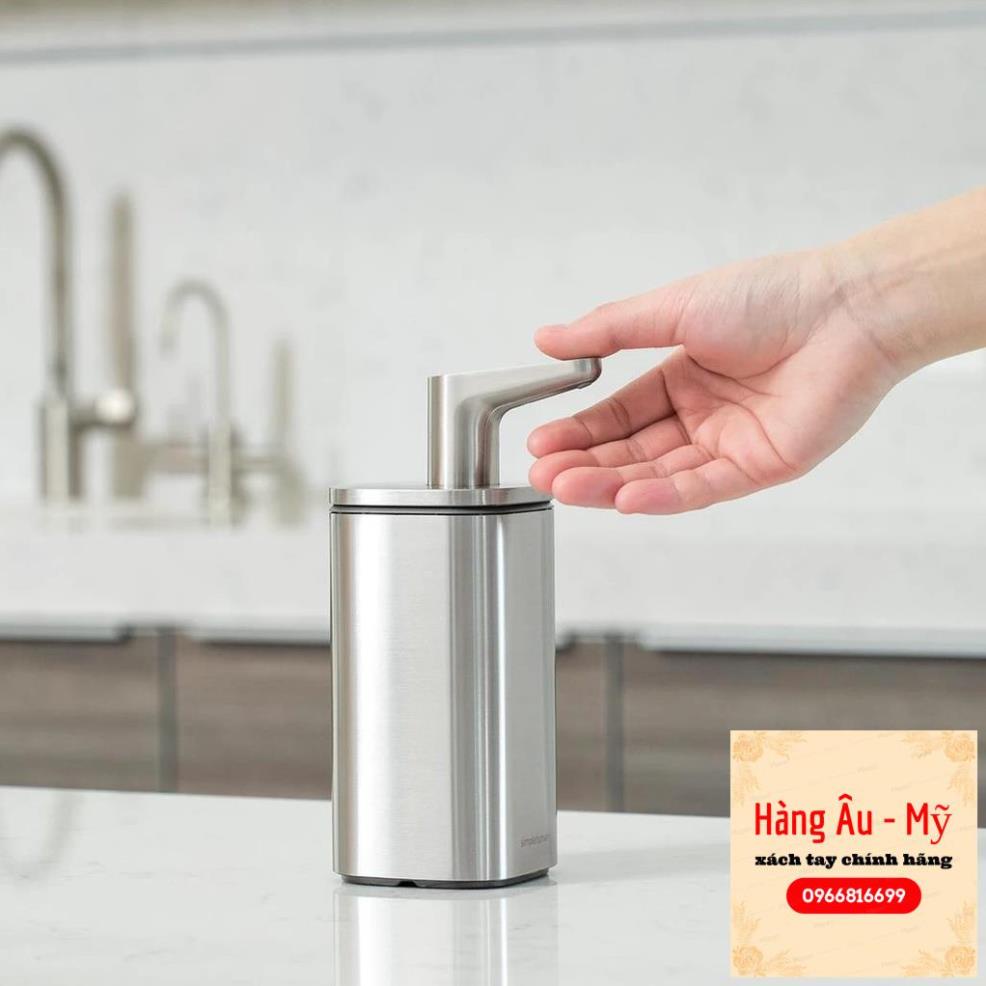 Chiết xà phòng cao cấp SIMPLEHUMAN Full inox