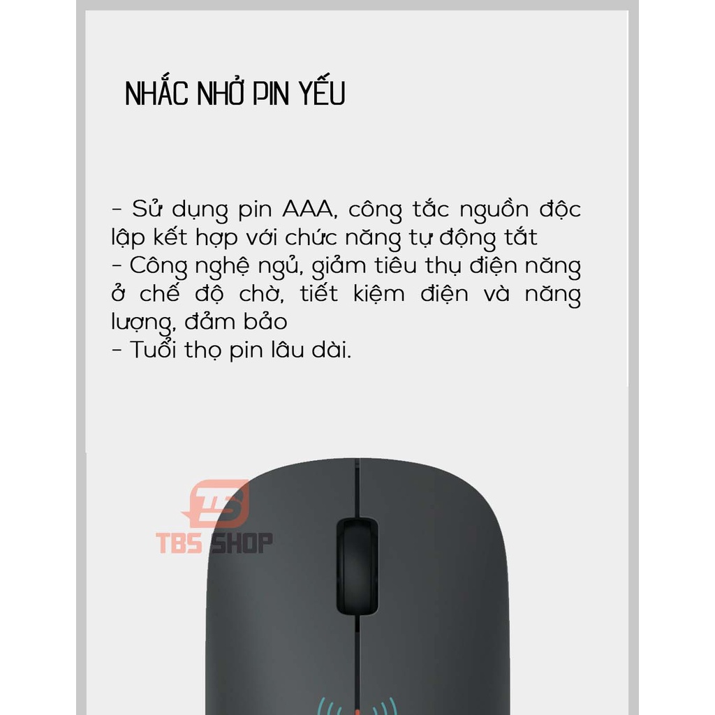 Bộ bàn phím chuột không dây Xiaomi hỗ trợ cả windows và macos.