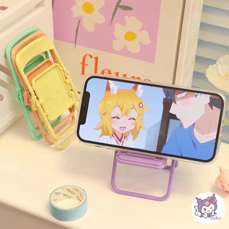 Giá Đỡ Điện Thoại Kiểu Dáng Hoạt Hình Dễ Thương Cho iPhone Samsung OPPO VIVO Xiaomi Redmi