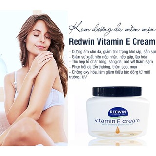 Kem dưỡng da mềm mịn Redwin Vitamin E Cream 300g Úc