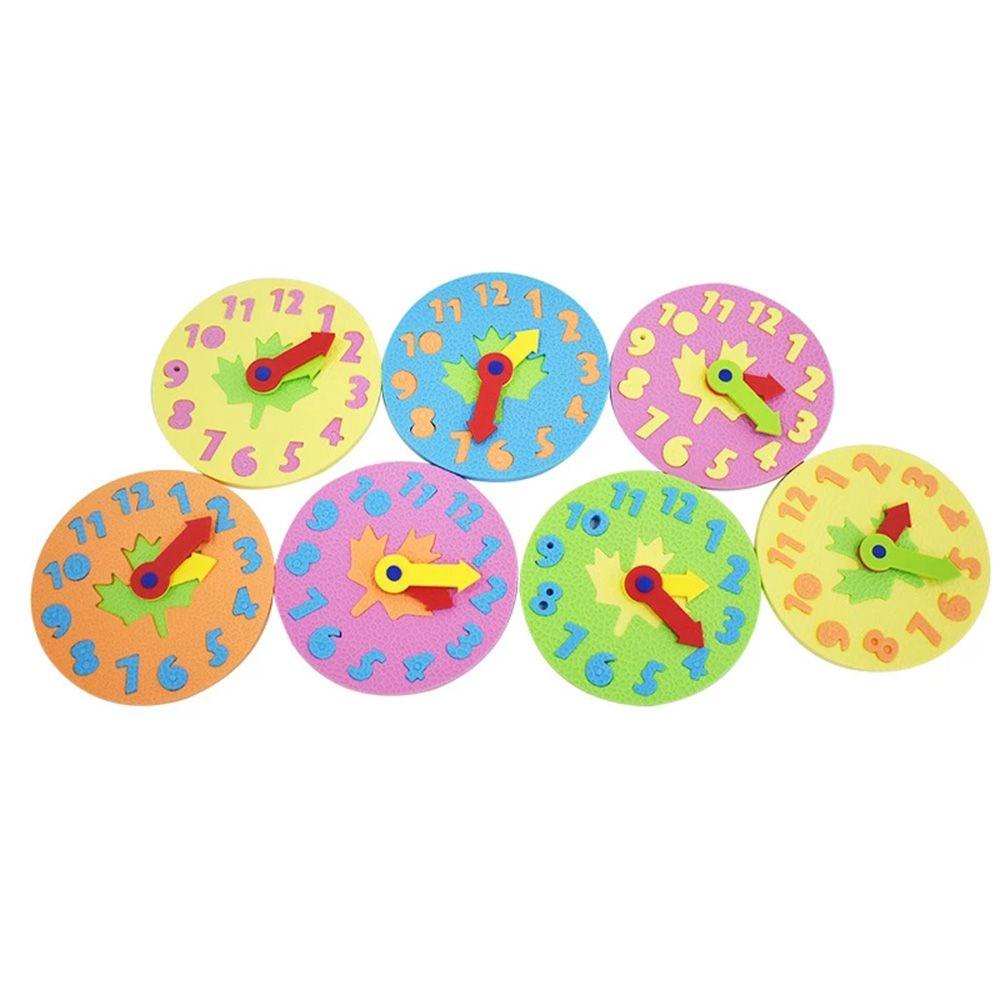 RAINBOW Bộ 5 / 5 Đồng Hồ Đồ Chơi Giáo Dục Theo Phương Pháp Montessori