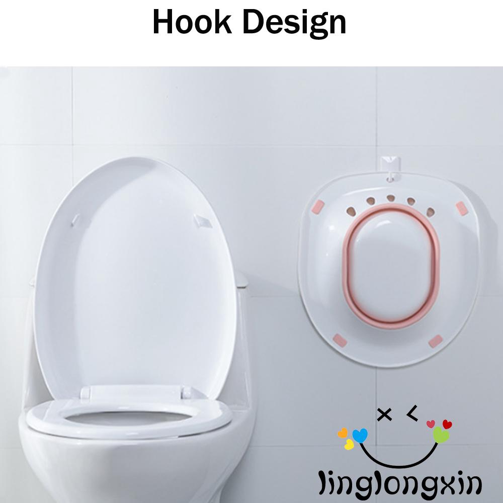 Chậu rửa nhỏ gọn đặt trong bồn cầu thích hợp cho phụ nữ đang mang thai và người bị bệnh trĩ
