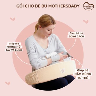 Gối Cho Bé Bú - Gối Chống Trào Ngược Thương Hiệu Mothersbaby Hàn Quốc