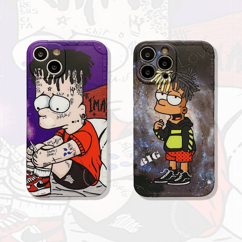 Ốp Điện Thoại In Hình Simpson Cho iPhone13Pro iP12Pro iPhoneXR iPhone11 12Promax 13Promax 11 12 13