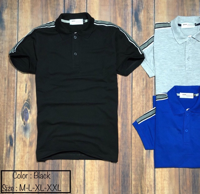 ALBUM 402 - ÁO THUN VNXK COTTON CÓ CỔ TRƠN VIỀN VAI