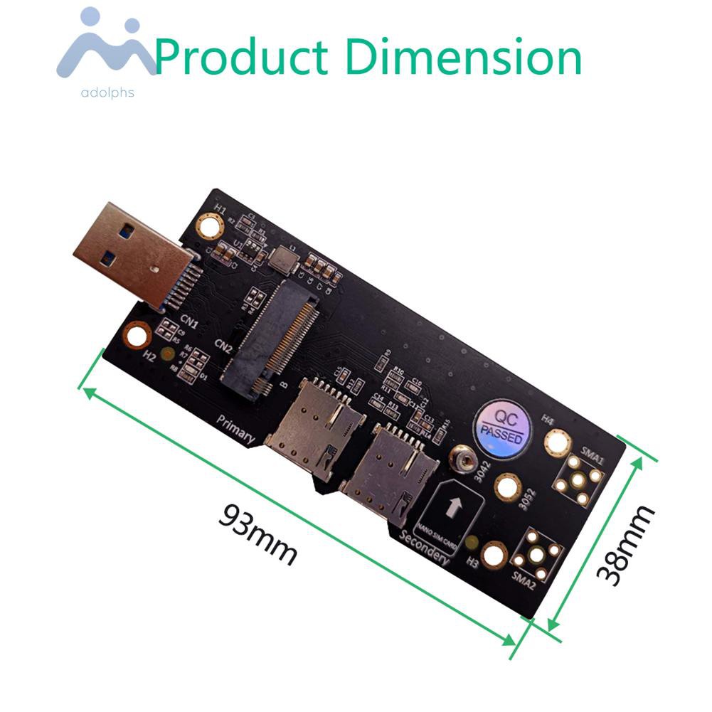 Card Chuyển Đổi Adolphs Ngff M2 Sang Usb 3.0 W / Sim Cho 3g / 4g / 5g | BigBuy360 - bigbuy360.vn