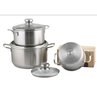 Bộ nồi inox Fivestar 3 maylay old