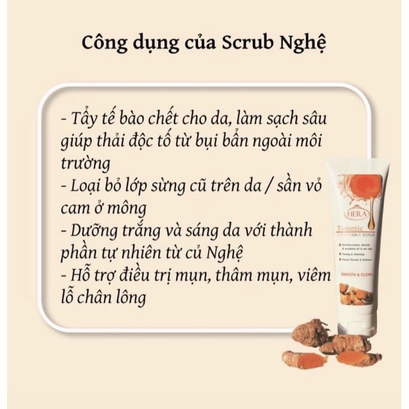 Scrub Nghệ - Tẩy Da Chết Body Mịn Màng | BigBuy360 - bigbuy360.vn