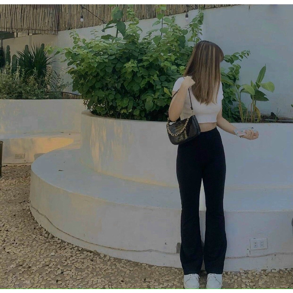 Quần Loe Cotton Loại 1 , Khong Xù Lông , Cotoon Co giãn Mặc Thoải Mái