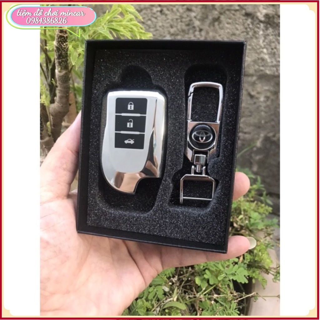 Ốp khóa TOYOTA Yaris Vios G 2015-2020 - ốp mạ TPU mới nhất năm 2022 cao cấp sang trọng.inbox