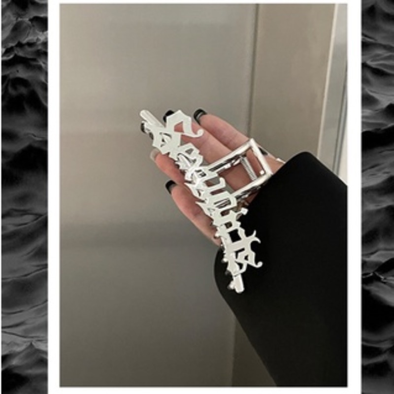 Iamcplus Kẹp Tóc Kim Loại Loại Mịn Cài Sau Lưng