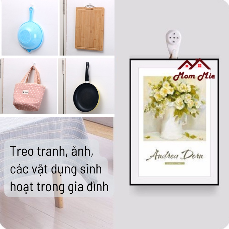 Móc đinh ghim tường treo tranh, khung hình, vật dụng sinh hoạt đa năng - N014