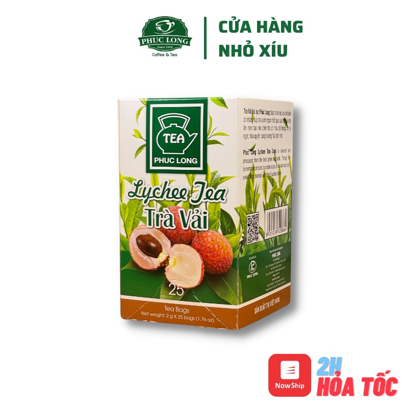 Trà Vải Túi Lọc Phúc Long 2g x 25 gói