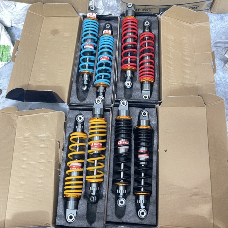 Phuộc RCB gắn xe dream wave sirius taurus max cub chaly elegant cafe axelo future