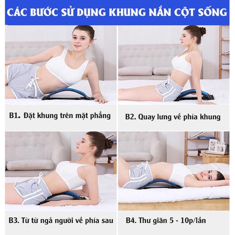 Khung nắn cột sống, giảm đau mỏi lưng, chống thoái hoá đốt sống lưng