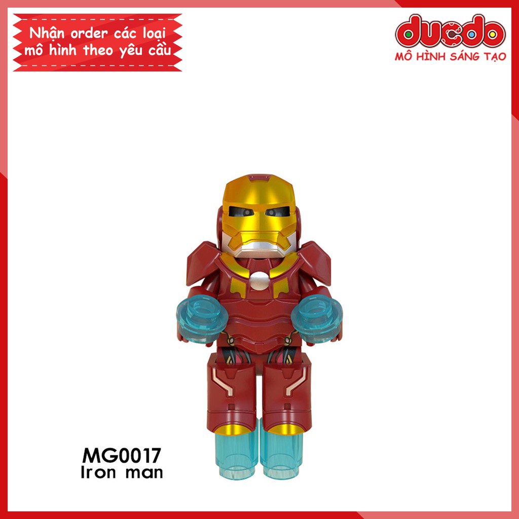 Minifigures siêu anh hùng Iron Man full giáp - Đồ Chơi Lắp Ghép Xếp Hình Mô hình Mini MG0017