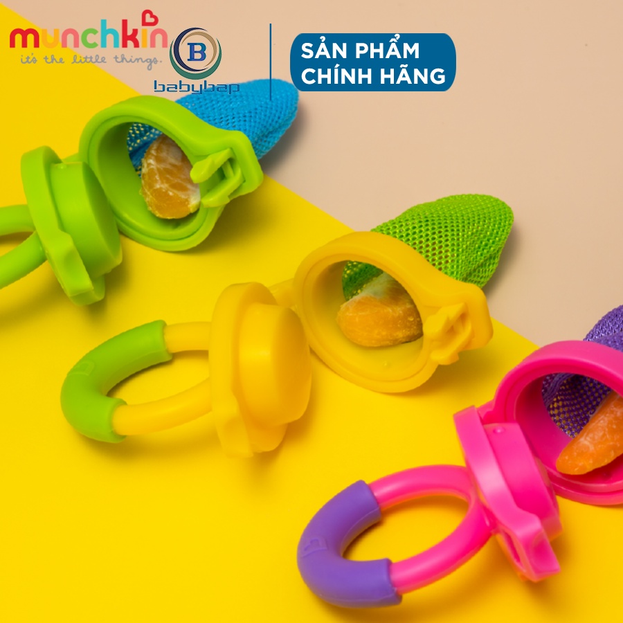 Túi Ăn Chống Hóc Munchkin Mắt Lưới Nhỏ Giúp Thức Ăn Dễ Dàng Lọt Qua