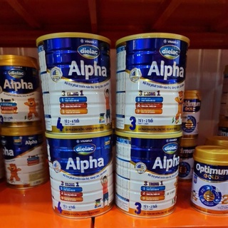 Sữa Bột Dielac Alpha Số 1,2,3,4 (400g, 500g, 1500g) - Date xa, Bao đổi trả