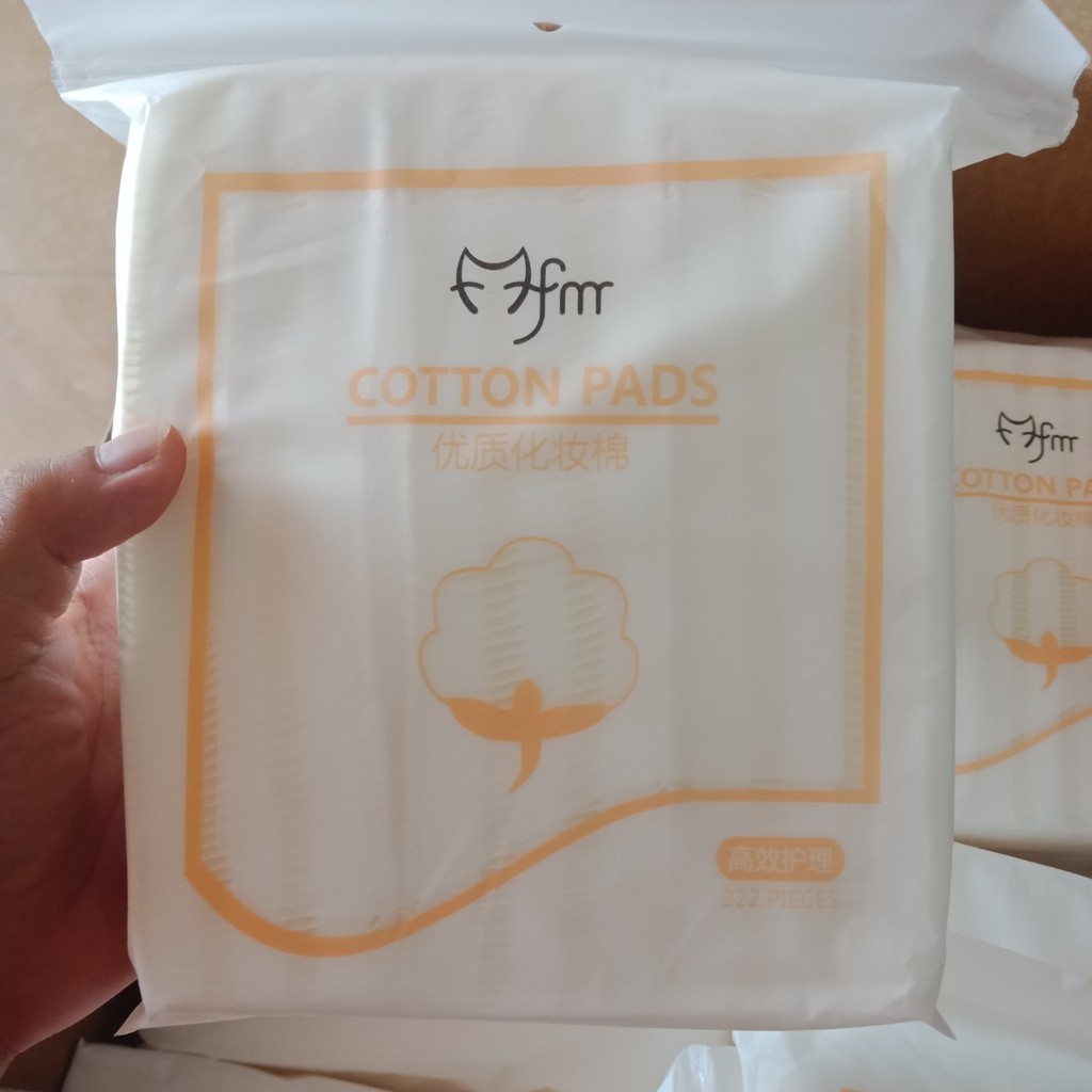 Bông tẩy trang 3 lớp Cotton Pads [Túi 222 miếng]