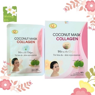 Mặt nạ dừa collagen hộp 4 miếng