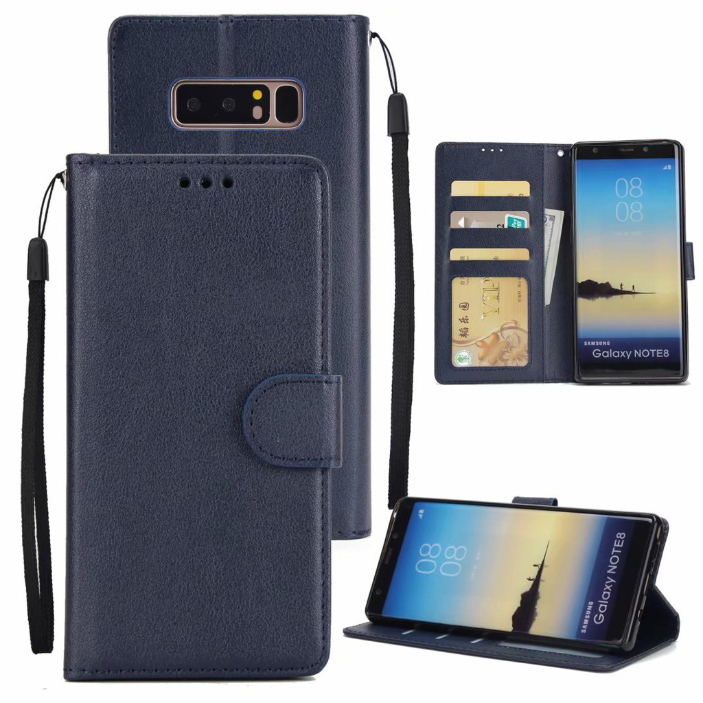 Samsung Galaxy F62 M62 A12 M12 M10 A10 A20 A30 A40 A50 A70 Note 4 5 8 9 J3 J5 J7 Prime Flip Soft Leather Phone Case Ốp lưng da mềm