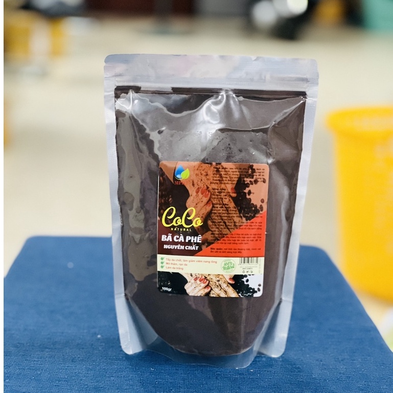 1 Kg Bã cà phê Khô ( bã cafe ) cực thơm đắp mặt và body .