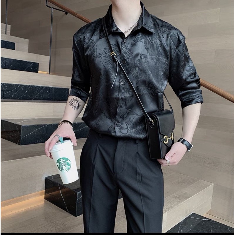 Hàng order] Áo sơ mi satin cổ điển-QB STORE | BigBuy360 - bigbuy360.vn
