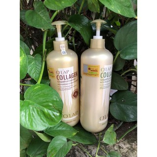 GỘI XẢ OLAP COLLAGEN SIÊU MỀM MƯỢT 800ml