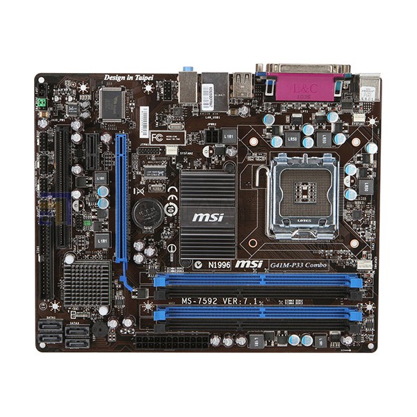 Bo mạch chủ G41 combo Asus, Gigabyte, Msi, Asrock 4 khe ram hỗ trợ DDR2 và DDR3