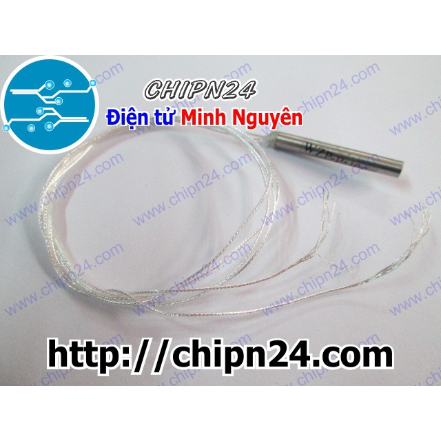 [1 CÁI] (E56) Dây Đo Nhiệt Độ Cảm biến WZP PT100, ống đo kích thước 4*30mm, dây dài 50cm