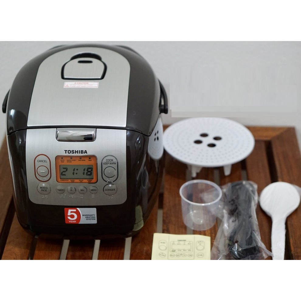 [Mã ELMS5 giảm 7% đơn 300K] Nồi cơm điện tử Toshiba RC-18NMF 1,8L | BigBuy360 - bigbuy360.vn