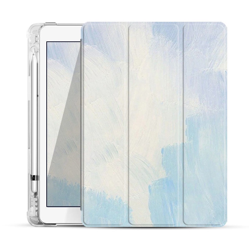 Bao Da Có Ốp Trong TPU Trong Suốt Thích hợp Cho iPad Air4 Pro11" 2020 2021 10.2" 7th 8th Air3/Pro 10.5" mini4/5