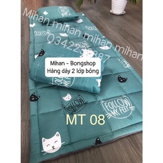 Set chăn gối văn phòng, ga giường kí túc xá, nệm ngủ văn phòng hoạ tiết cute.