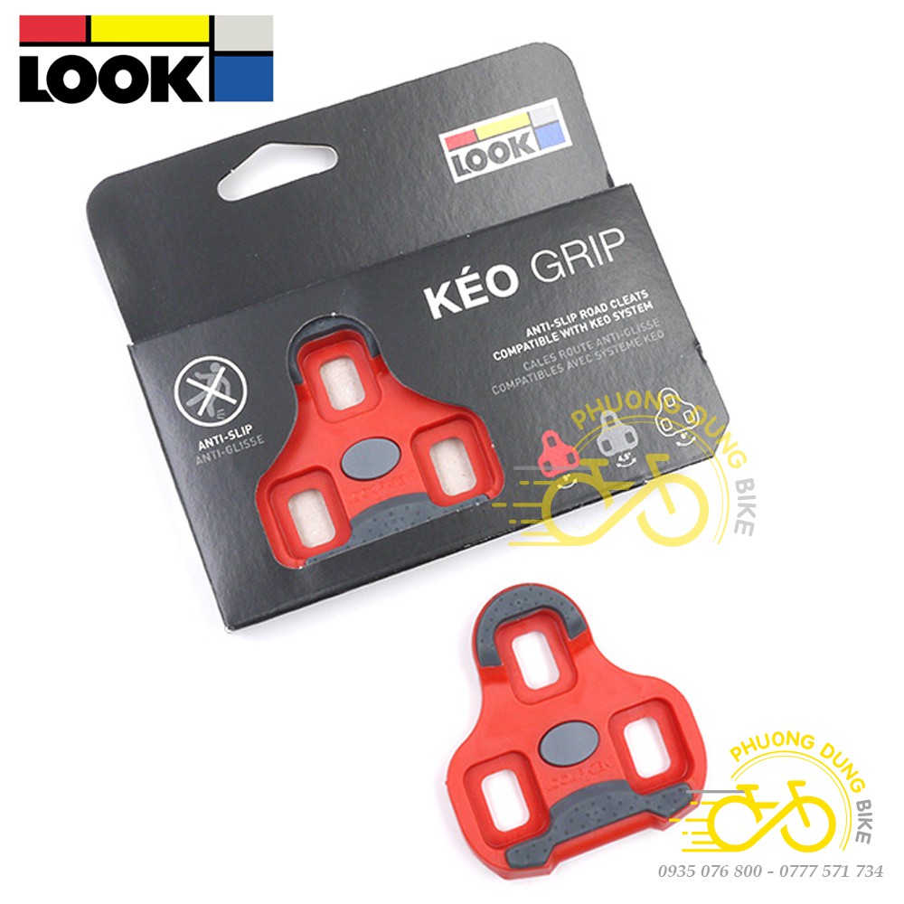 Bộ can cá pedan xe đạp LOOK KÉO GRIP