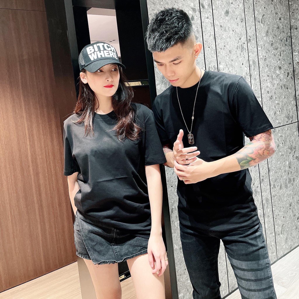 Áo Thun Trơn Nam, Áo Phông Nam Cổ Tròn Tay Lỡ Đủ Size Đủ Màu Chất Thun Cotton Co Giãn Thấm Hút Tốt - AC59 - Shopmens