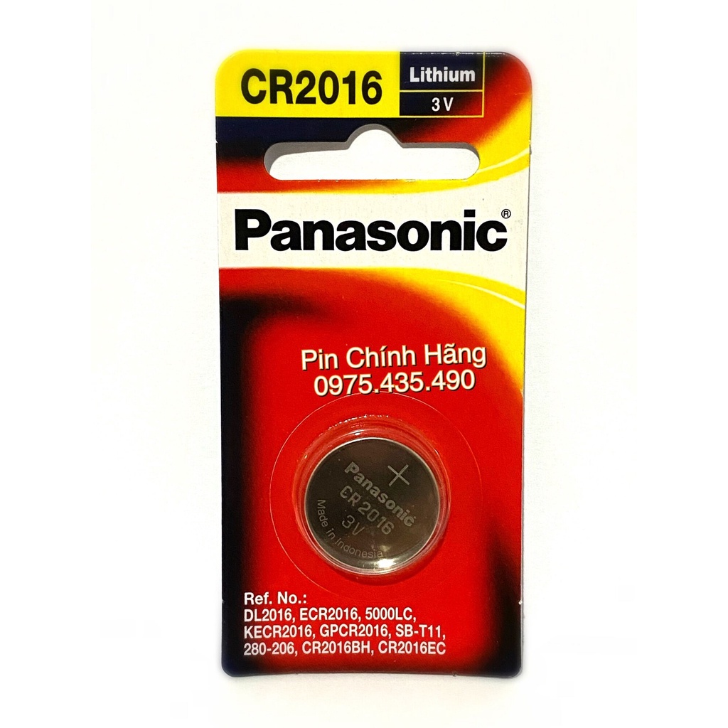 Bộ 5 Vỉ Pin CR2032 / CR2025 / CR2016 Panasonic Cao Cấp Chính Hãng Vỉ 1 Viên