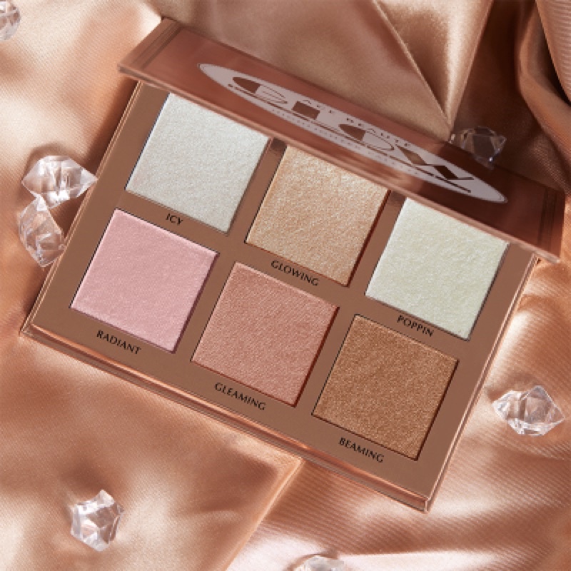 Bảng phấn bắt sáng highlighter ACE BEAUTY GLOW ESSENTIALS HIGHLIGHTER PALETTE