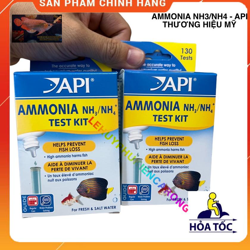 Test NH3/NH4 Cho Bể Cá Cảnh Thương Hiệu API MỸ, Sử Dụng Được 130 Lần Test