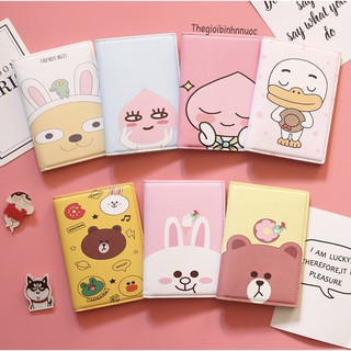 Vỏ Đựng Hộ Chiếu Passport Cover LINE V7