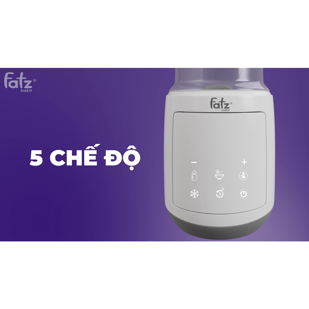 Máy Hâm Sữa &amp; Tiệt Trùng Điên Tử – Mono 8 – Fatzbaby FB3011TN Hâm Nóng Nhanh, Tiệt Trùng Bình Sữa Một Cách Hiệu Quả