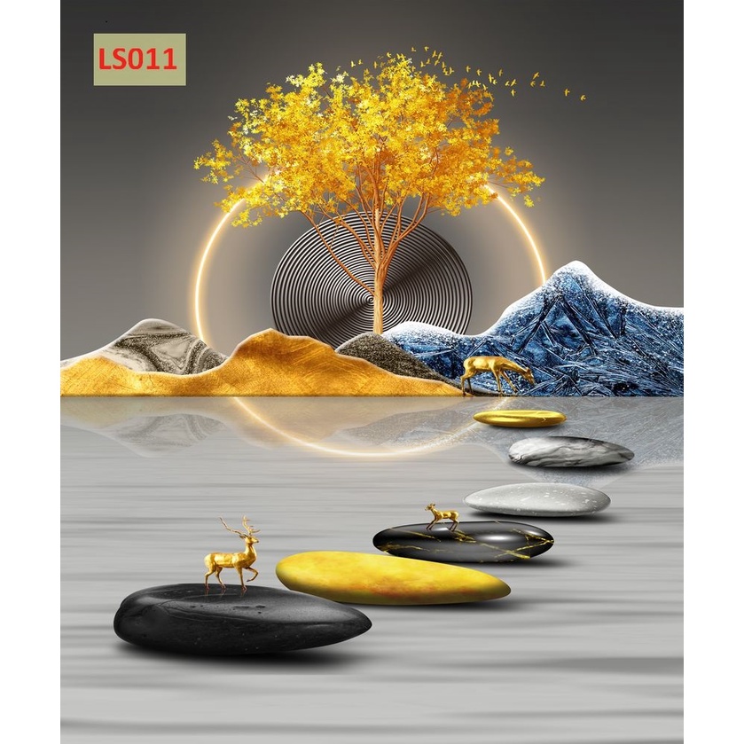 Lam Sóng Dán Tường Hiện Đại, Đơn Giản Dễ Thi Công 3D 5D