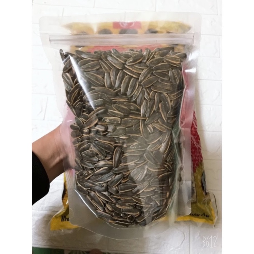 500g Hạt Hướng Dương Nguyên Vị Rang Sẵn Loại 1 - Túi Zip Date Mới