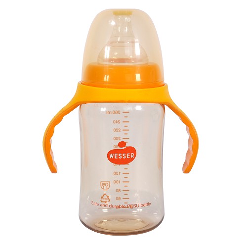 [Mã FMCGMALL - 8% đơn 250K] Bình sữa PP Wesser cổ rộng 260ml