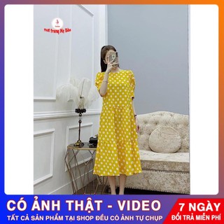 Váy Bầu Đẹp Chấm Bi ( ảnh thật) (shop Tatoco)