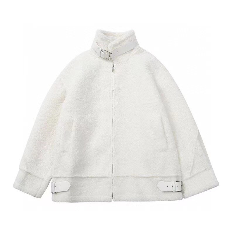 Áo khoác lông Balenciaga cao cấp cho nữ thiết kế phong cách retro
