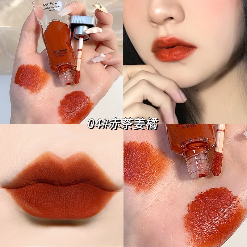 Son Kem Lì Maffick Ice Cube Velvet Lip Glaze Mềm Môi Căng Mọng Lâu Trôi Son40