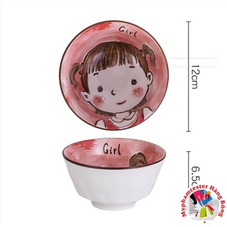 Bộ bát gia đình 4 món xinh xắn