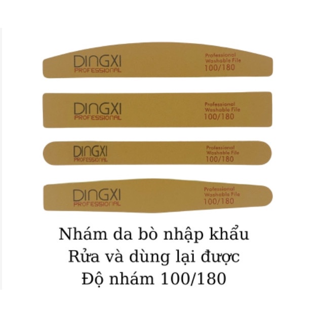 Dũa Dingxi da bò siêu bền, dũa móng bột 100/180