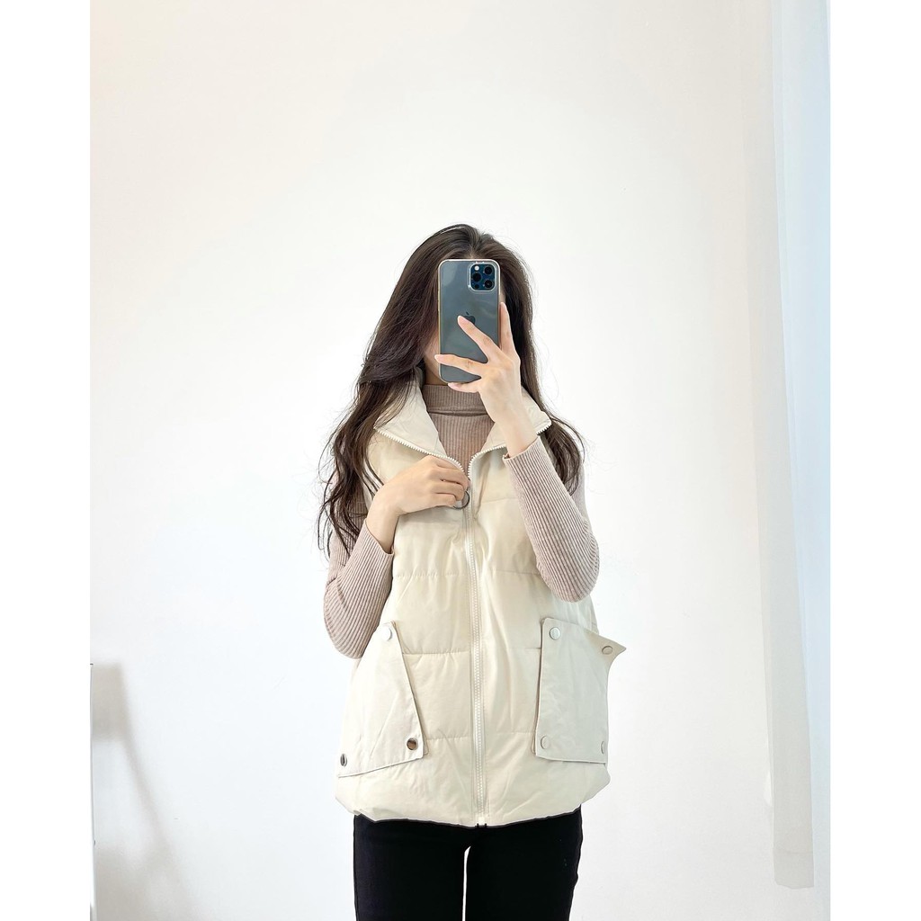 (FREESHIP) Áo gile phao hàng quảng châu Miho house